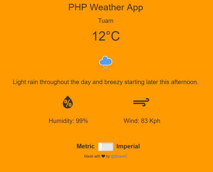 Basic Weather App